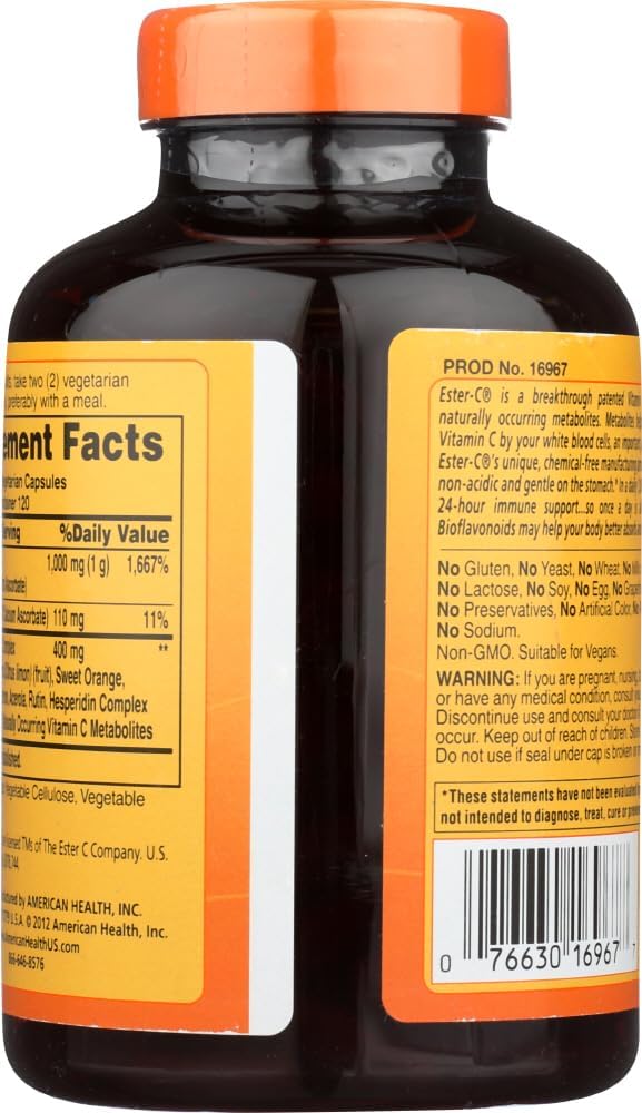 Ester-C 500 with Citrus Bioflavonoids, Vegetarian - görsel 3