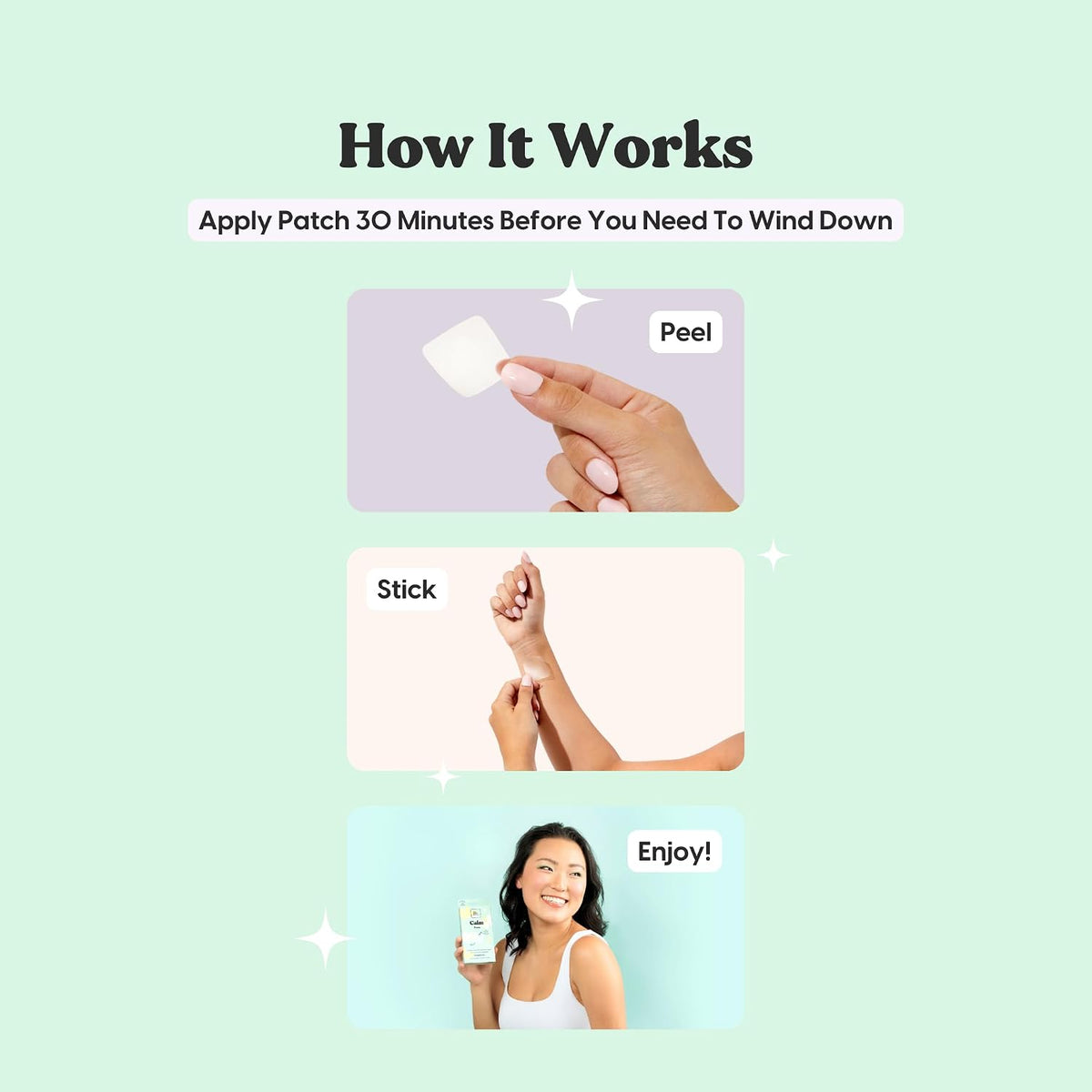 The Patch Brand Calm Patches – Transdermal Wellness Patch for Calm and Relaxation - görsel 4
