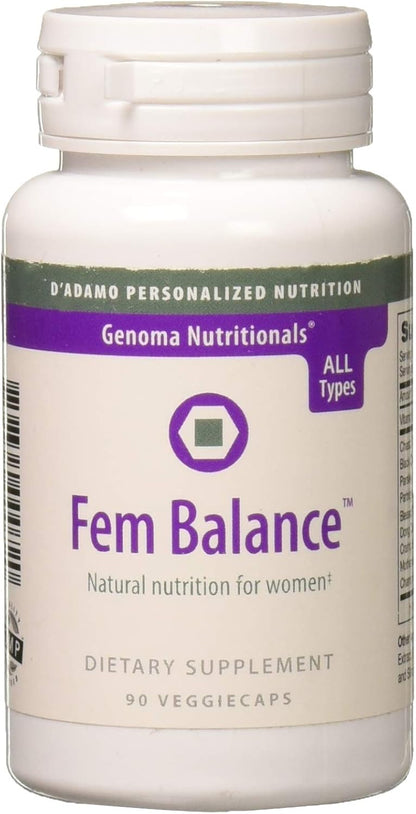 D'Adamo Personalised Nutrition Fembalance - Women's Multivitamin, 90 Tablets