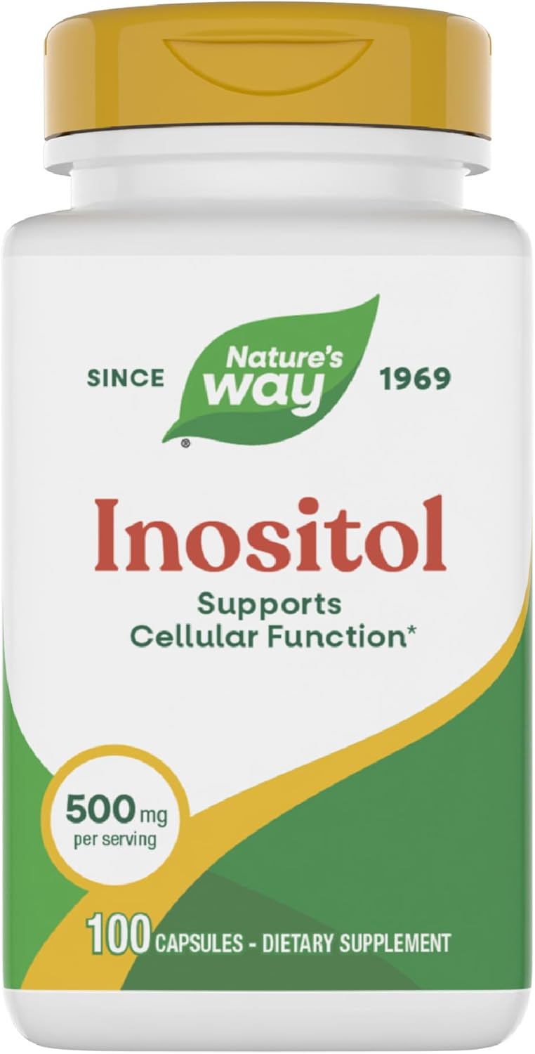 Nature's Way Inositol, Supports Cellular Function & Healthy Nervous System*, 500 mg, 100 Capsules - görsel 1