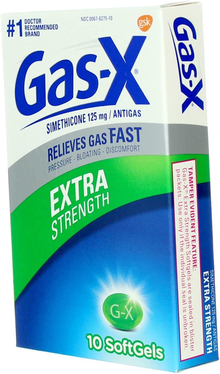 Novartis Gas-X Extra Strength Anti-Wind - 10 Softgels - görsel 5