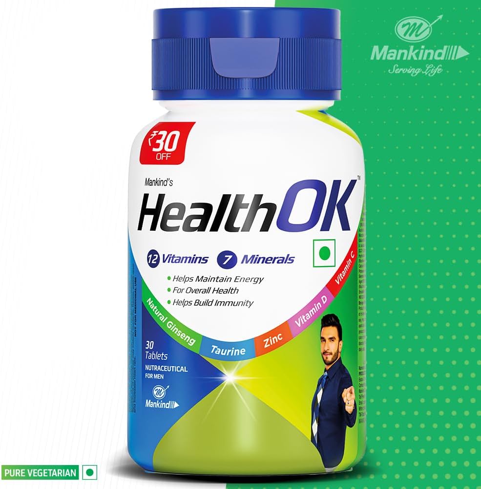 Mankind Health Ok Multivitamin, Multimineral and Amino Acids Supplement - görsel 2