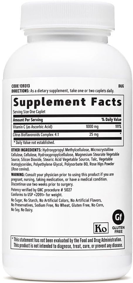 GNC Vitamin C Time-Released 1000mg - Twin Pack - görsel 2