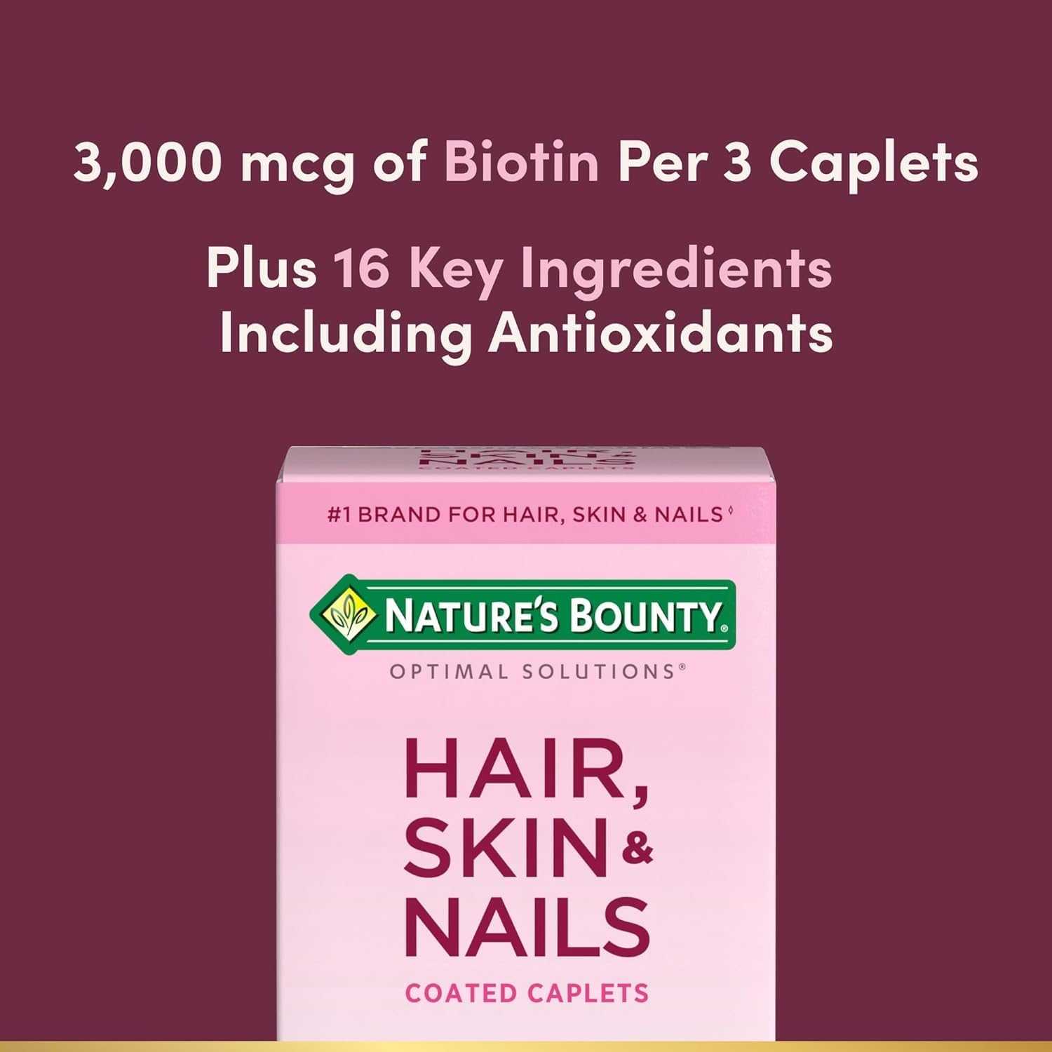 Nature's Bounty Hair, Skin and Nails Formula, 60 Capsules - görsel 6
