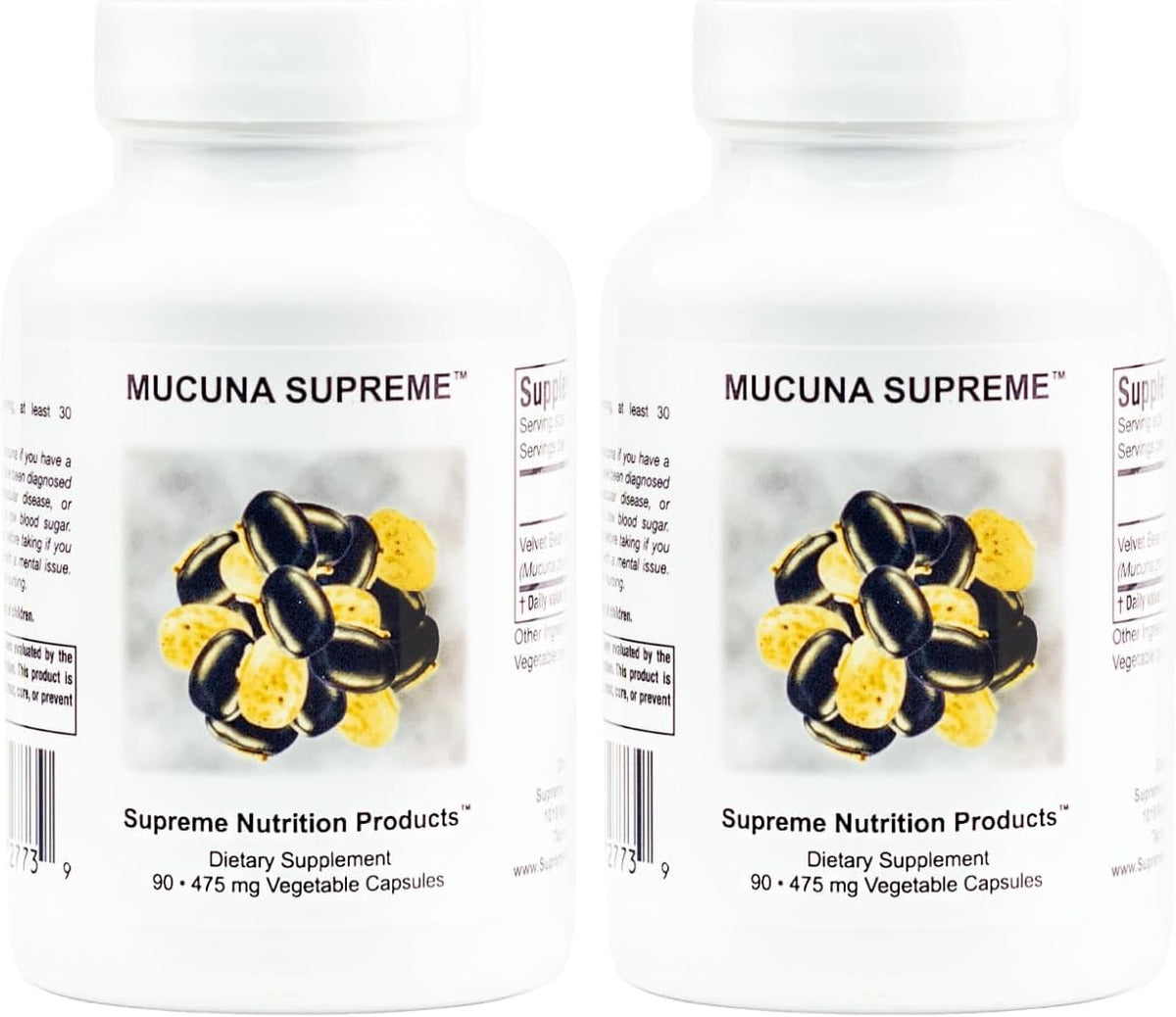 Supreme Nutrition Mucuna Supreme – 90 Pure Cowhage Vegetarian Capsules - görsel 5