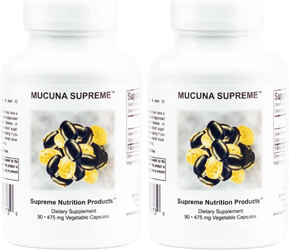 Supreme Nutrition Mucuna Supreme – 90 Pure Cowhage Vegetarian Capsules