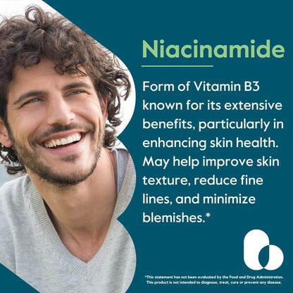 BESTVITE Niacinamide 500mg - 240 Vegetarian Capsules (Filler-Free)