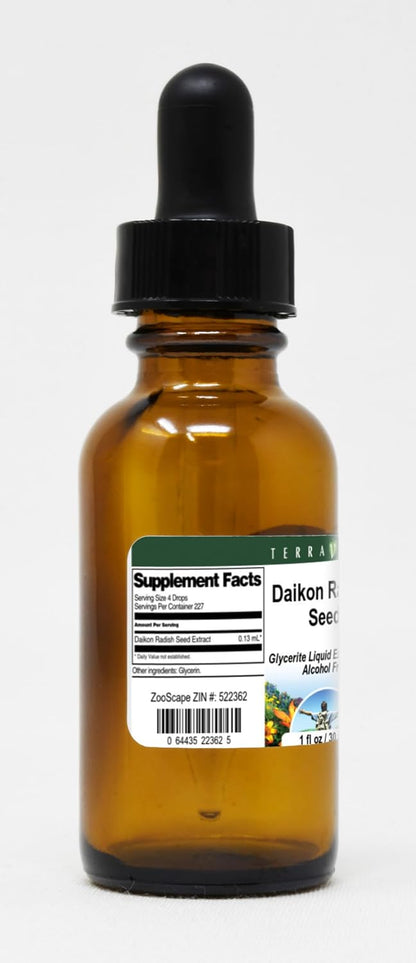 Daikon Radish Seed Glycerite Liquid Extract (1:5) - No Flavour, 30 ml