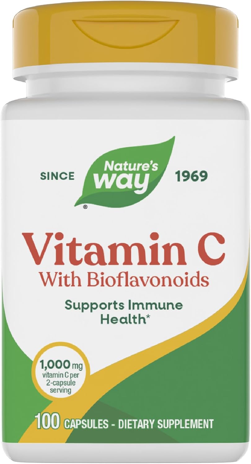 Nature's Way Vitamin C with Bioflavonoids, 1000 mg, 100 Capsules - görsel 1