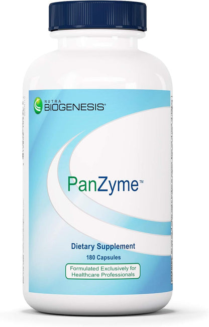 Nutra BioGenesis PanZyme – Betaine HCl with Pepsin, Pancreatin, Lipase and Protease – 180 Capsules