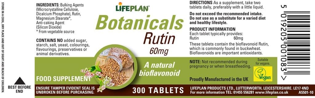 Lifeplan Rutin 60mg Tablets - görsel 2