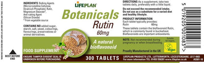 Lifeplan Rutin 60mg Tablets