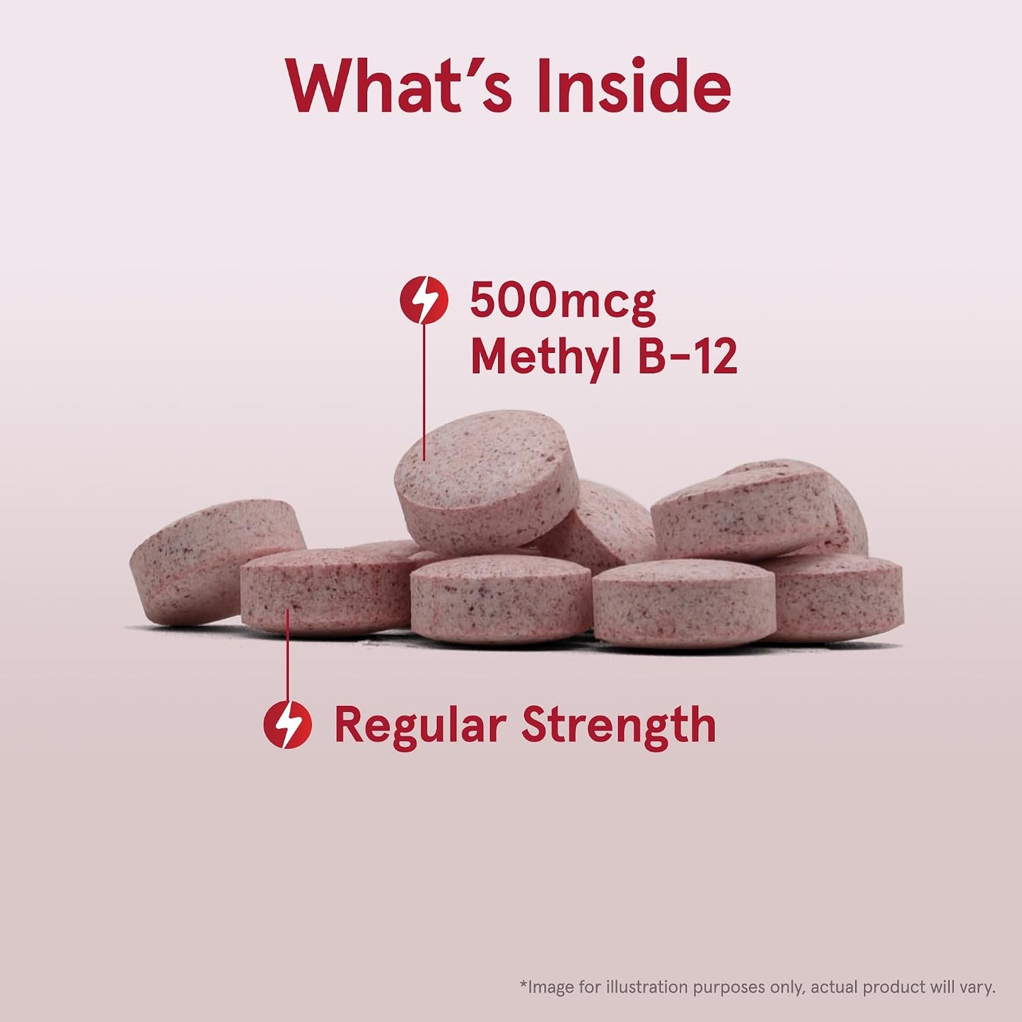Jarrow Formulae Methyl B-12 Chewable Tablets, 500 mcg, 100 Count - görsel 2
