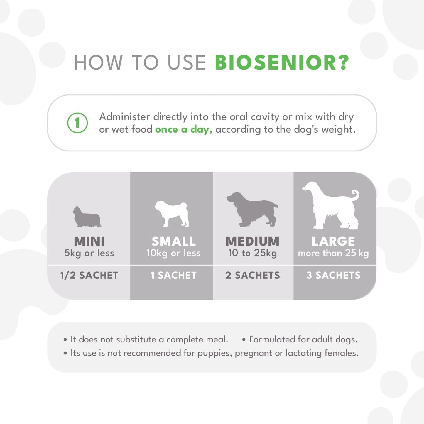 BIOSENIOR by Natural PET by FNL: A Comprehensive Supplement with Essential Vitamins and Minerals for Senior Dogs Over 7 Years Old to Enhance Cognitive Function, Joint Health and Overall Vitality - görsel 6