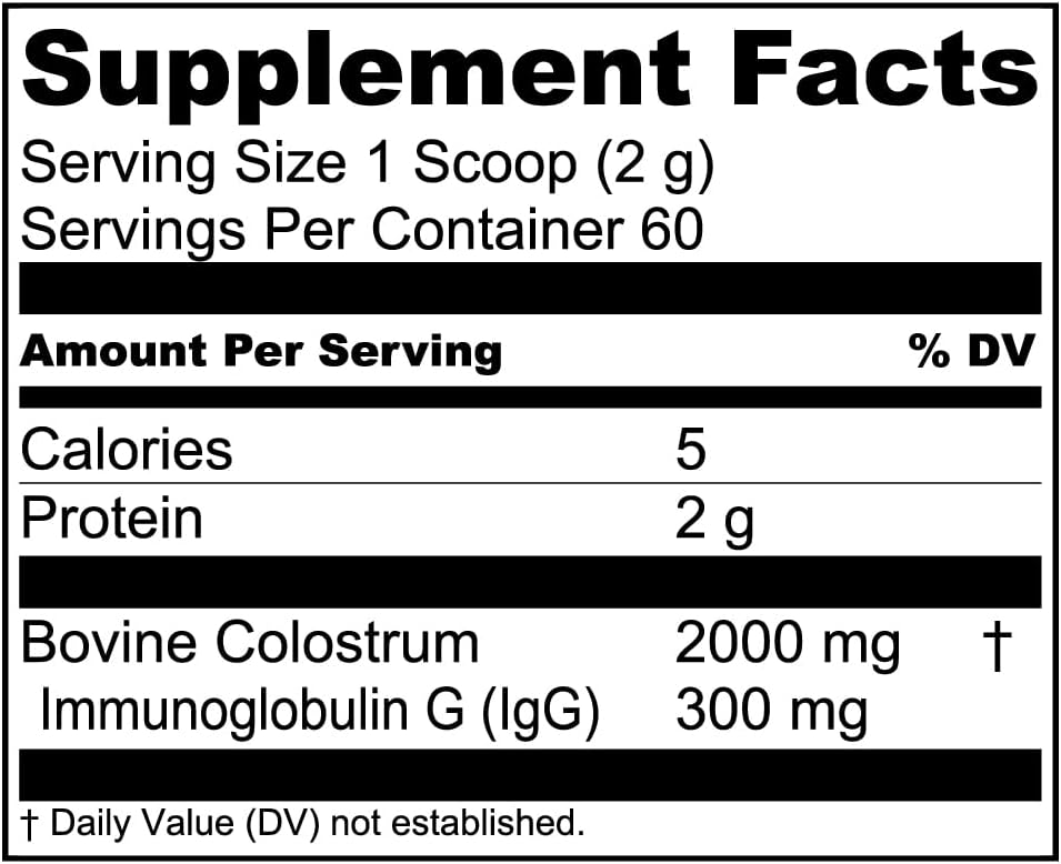 Live Conscious Colostrum Powder: Grass-Fed Bovine Colostrum with Lactoferrin for Immune and Gut Support - görsel 6