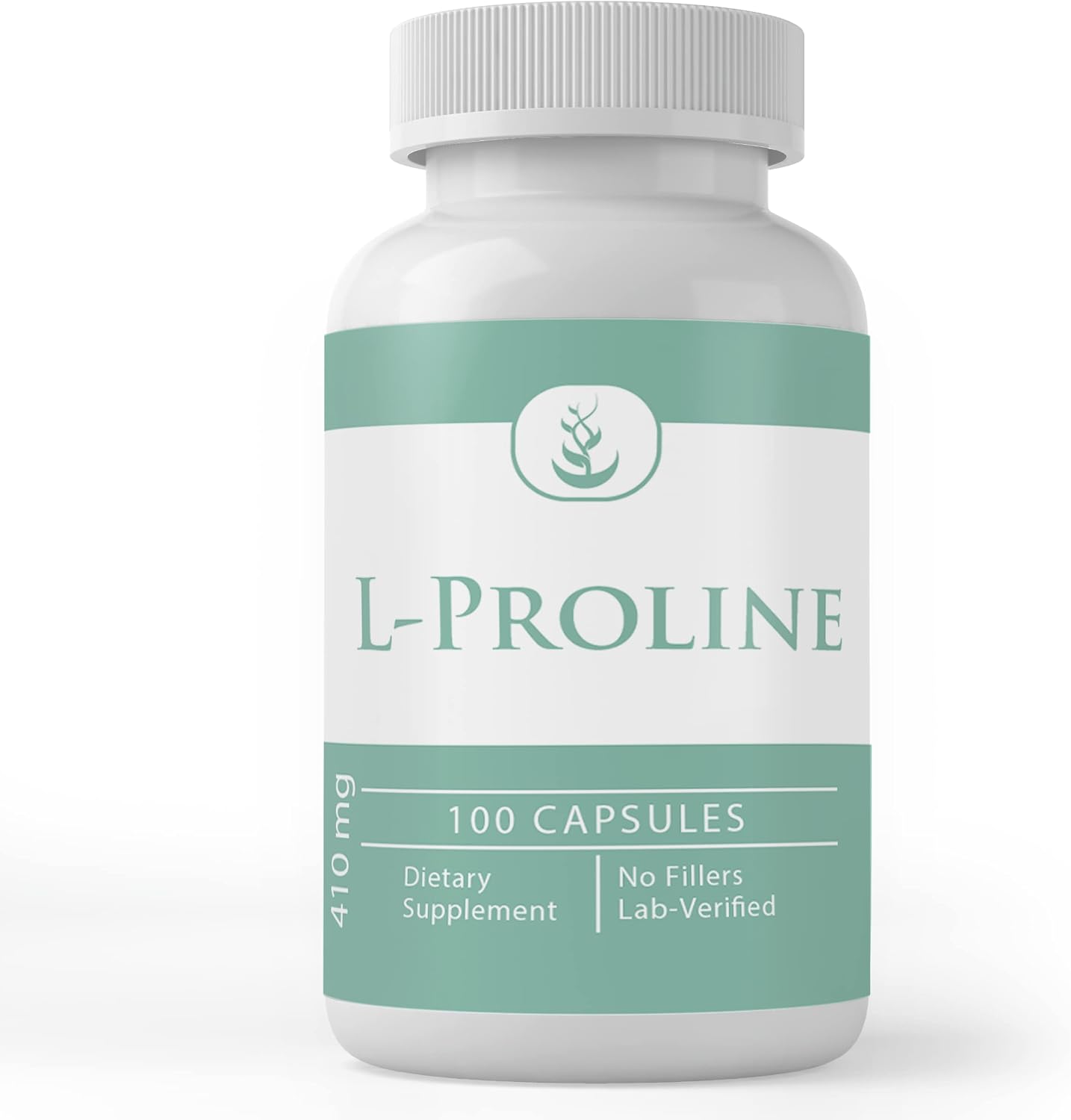 Pure Original Ingredients L-Proline, 100 Capsules – Always Pure, No Additives or Fillers - görsel 1