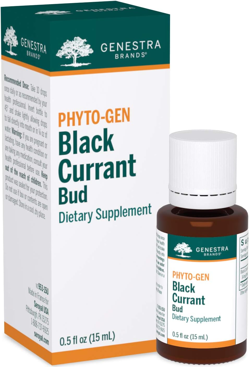 Genestra Brands Black Currant Bud Herbal Supplement, 15 ml - görsel 1