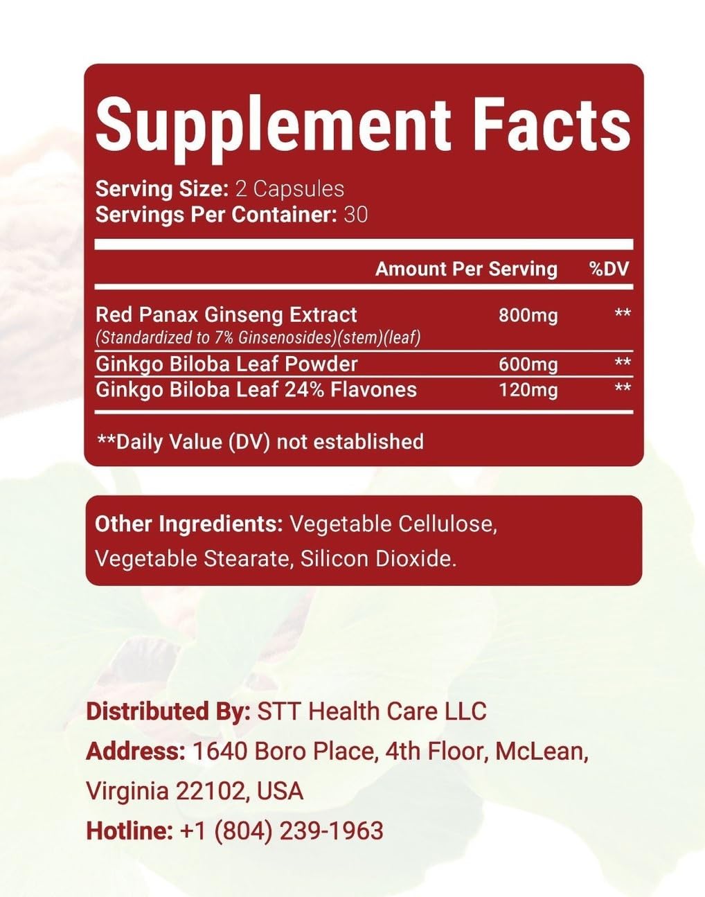 Generic Sugar Care Herbal Supplement with Red Ginseng, 3 Bottles - görsel 2