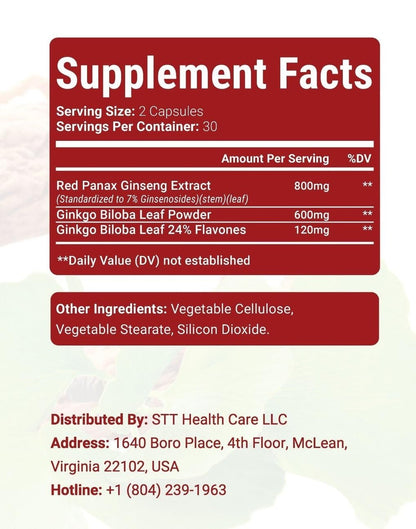 Generic Sugar Care Herbal Supplement with Red Ginseng, 3 Bottles