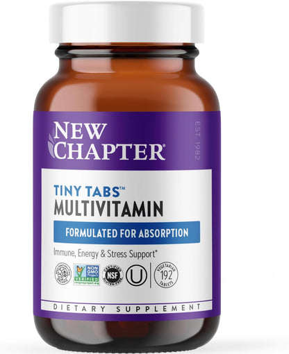 New Chapter Tiny Tabs Multivitamin - 192 Tablets