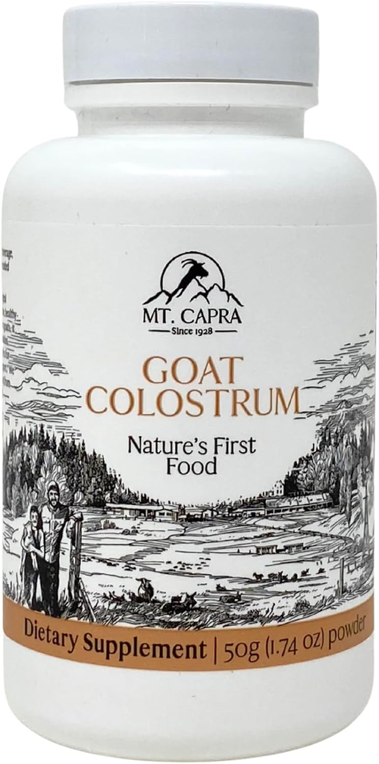 Mt. Capra Goat Colostrum – Grass-Fed, Rich in Immunoglobulins, 50g (17 Servings) - görsel 1