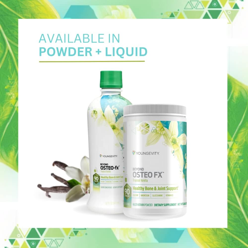 Youngevity Beyond Osteo FX - Tropical Vanilla | Bone Health Support | Multivitamin Powder | 6 Canisters - görsel 4