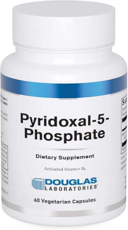 Douglas Laboratories Pyridoxal-5-Phosphate (P5P) 50 mg – Active Vitamin B6 for Neurological & Cardiovascular Support (60 Capsules)