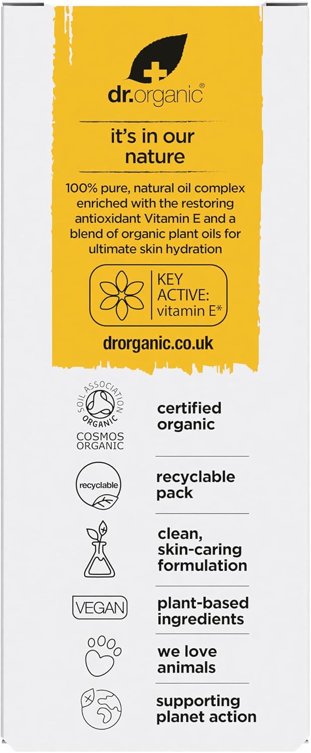 Dr. Organic Vitamin E Pure Oil Complex - Nourishing Body Oil, 50 ml - görsel 2