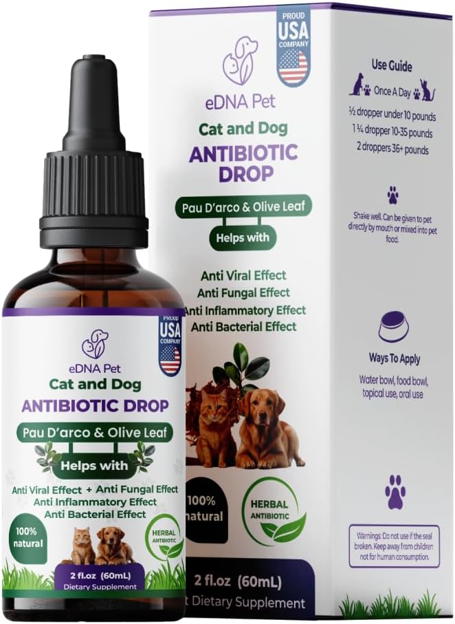 Edna Home Herbal Supplements for Dogs & Cats - Cranberry Respiratory Support Drops, 60ml - görsel 1