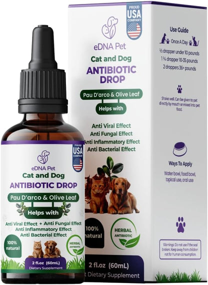 Edna Home Herbal Supplements for Dogs & Cats - Cranberry Respiratory Support Drops, 60ml