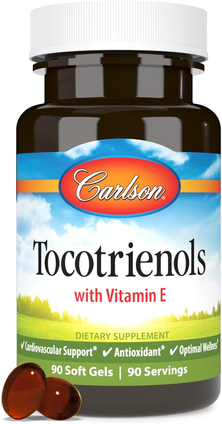 Carlson - Tocotrienols, 40 mg, with Natural-Source Vitamin E, Gamma, Alpha, Delta, Beta, Sustainably Sourced, 30 Softgels - görsel 10