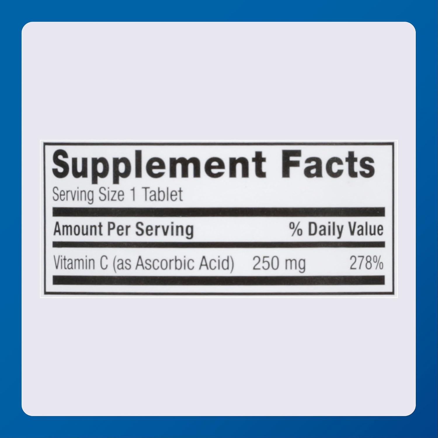 MAJOR Vitamin C 250 mg - Food Supplement - 100 Tablets (1 Pack) - görsel 6