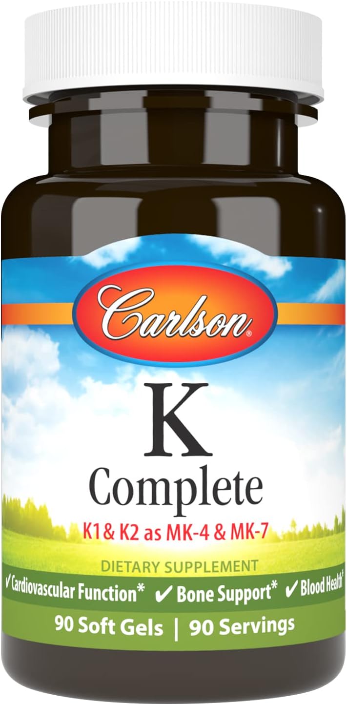 Carlson Labs K Complete Softgels, 90 Count - görsel 1