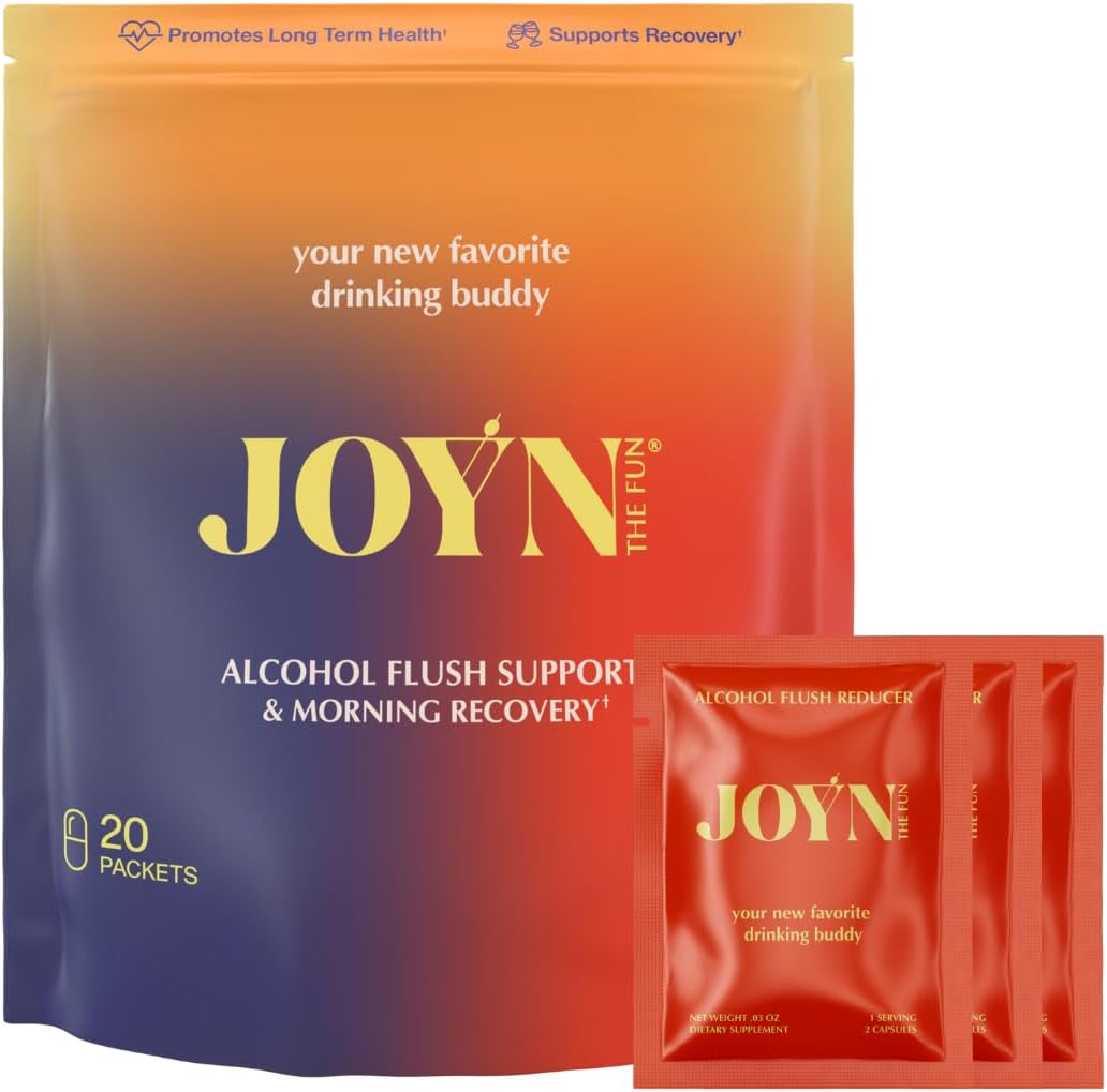 JOYN Supplement Value Pack: Alcohol Flush & Asian Glow Relief, Morning Recovery, Liver Support - 20ct - görsel 1