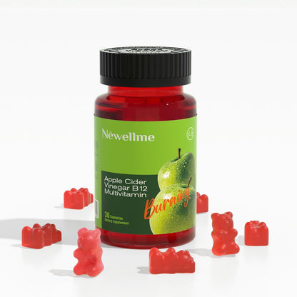 Apple Cider Vinegar Gummies with B12 Multivitamin – ACV Supplement Gummy Vitamins, Energy & Traditional Digestive Support | Vegan, Non-GMO & Gluten-free (120)
