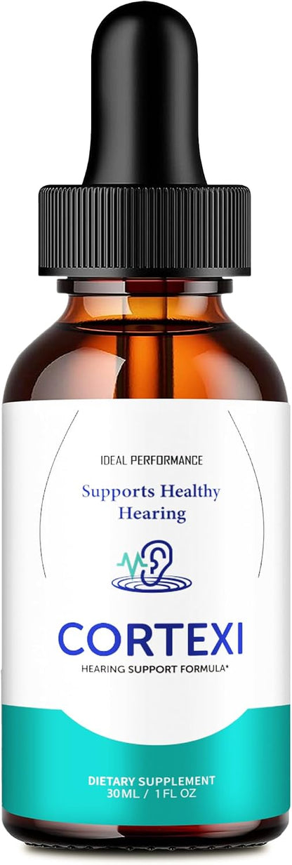 IDEAL PERFORMANCE Cortexi Hearing Support Drops - Maximum Strength Liquid Supplement