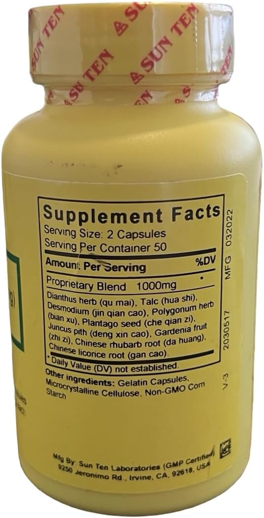 Sun Ten Dianthus Formula Capsules – Traditional Chinese Herbal Support for Urinary Health - görsel 2