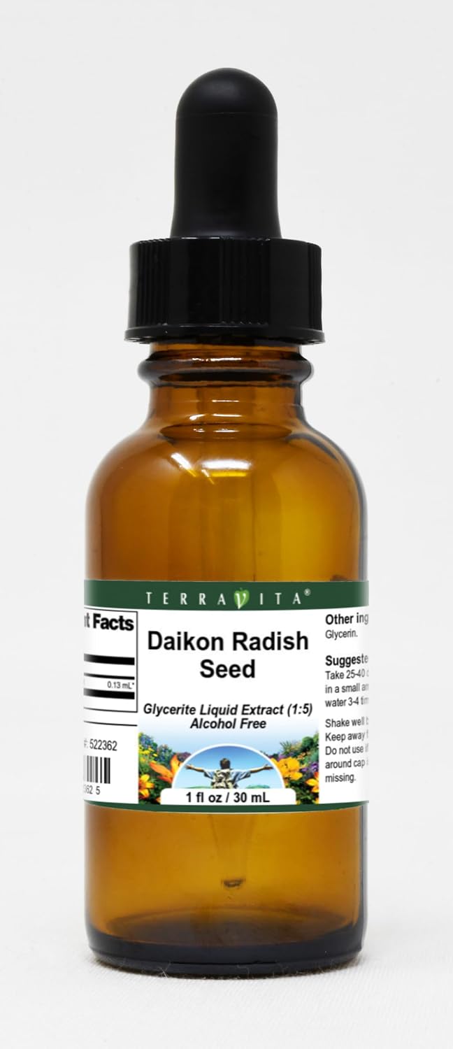 Daikon Radish Seed Glycerite Liquid Extract (1:5) - No Flavour, 30 ml - görsel 1