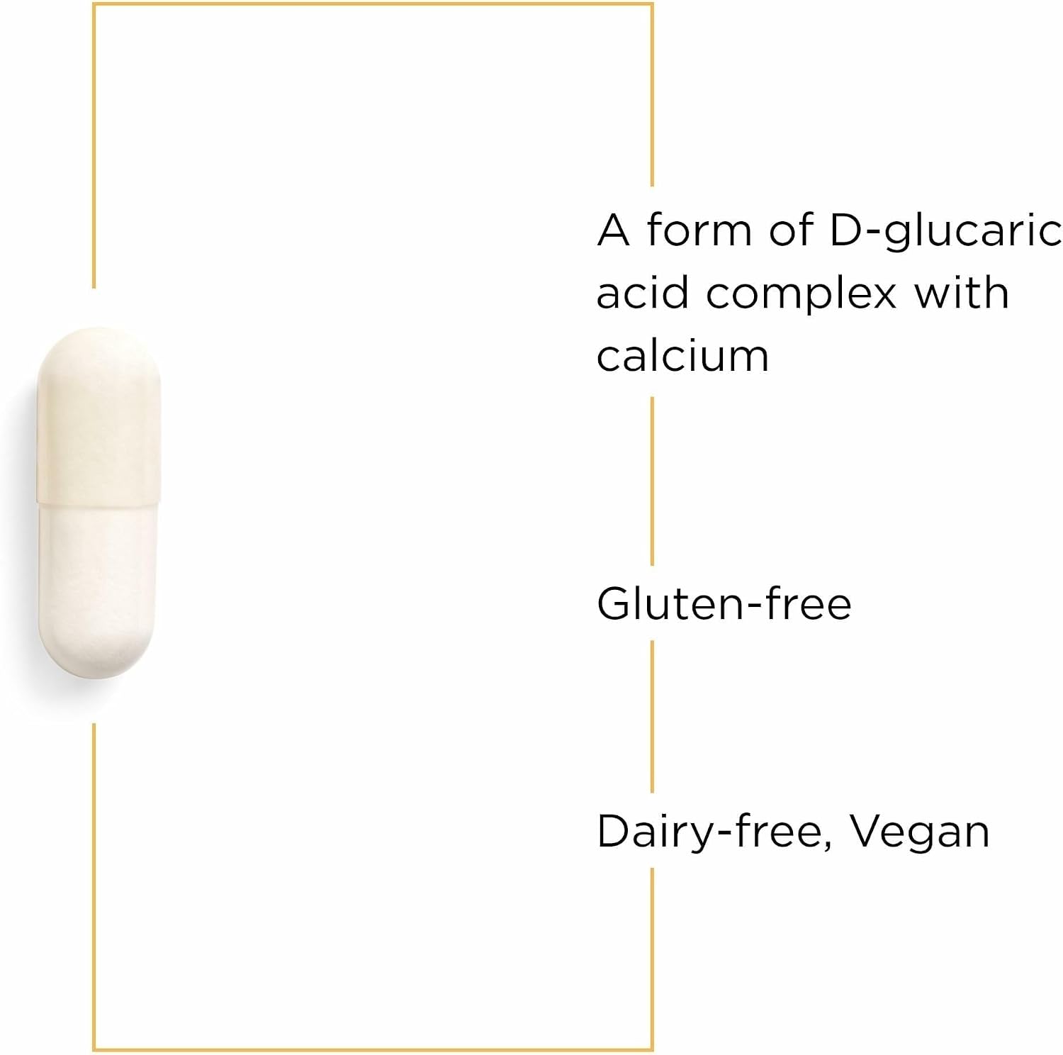 Integrative Therapeutics Calcium D-Glucarate – 90 Capsules - görsel 3