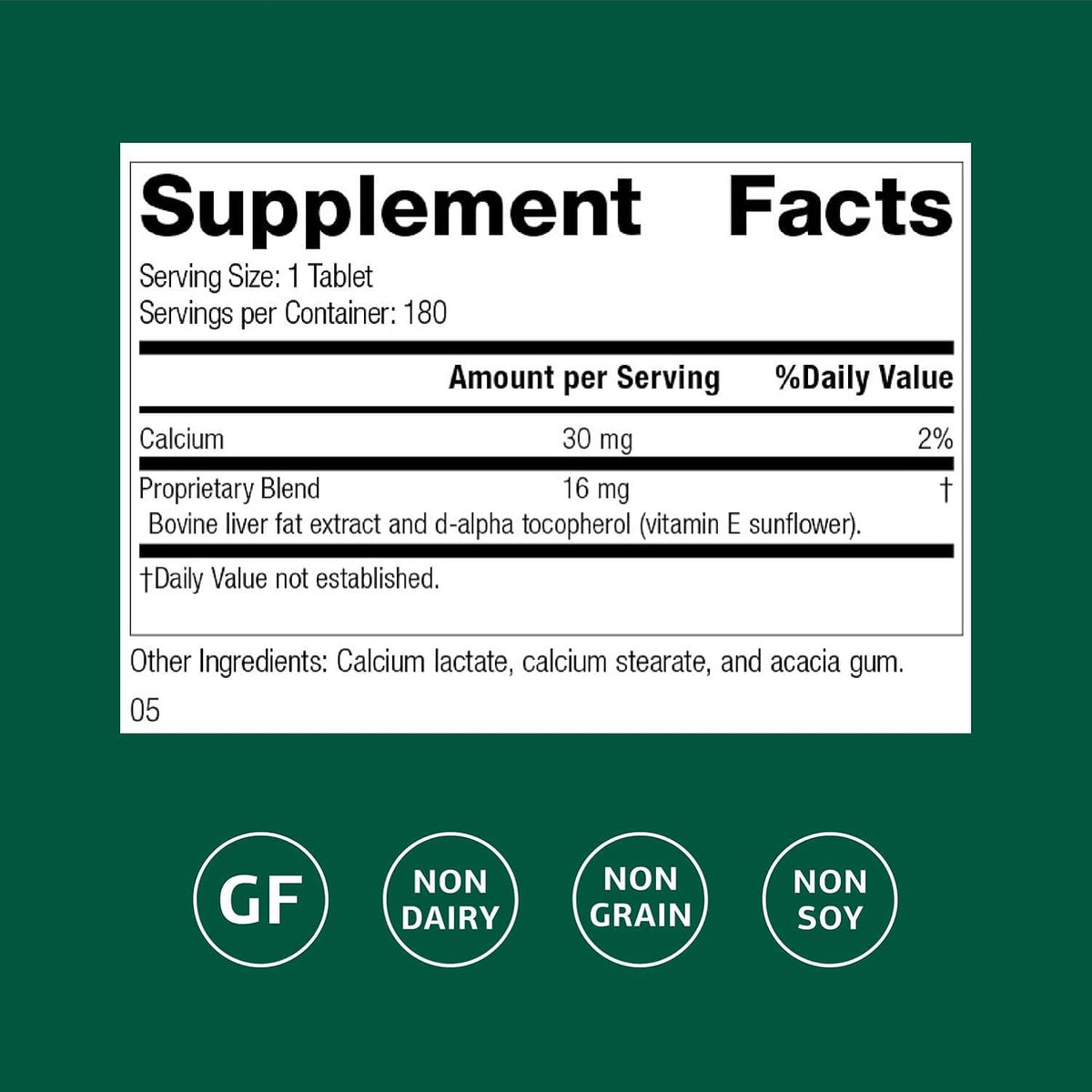 Standard Process Antronex - Liver Health Supplement - Gluten-free, Dairy-free & Soya Free - 180 Tablets - görsel 2