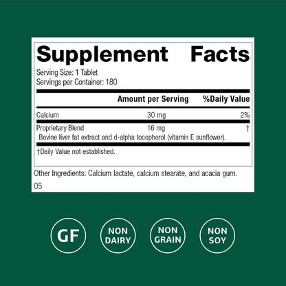 Standard Process Antronex - Liver Health Supplement - Gluten-free, Dairy-free & Soya Free - 180 Tablets