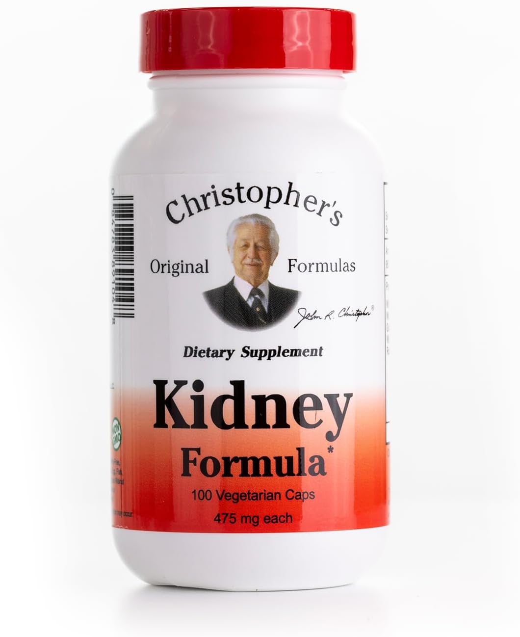 Christopher's Original Formulae Kidney Formula, Natural Herbal Support, 500 mg, 100 Capsules - görsel 1