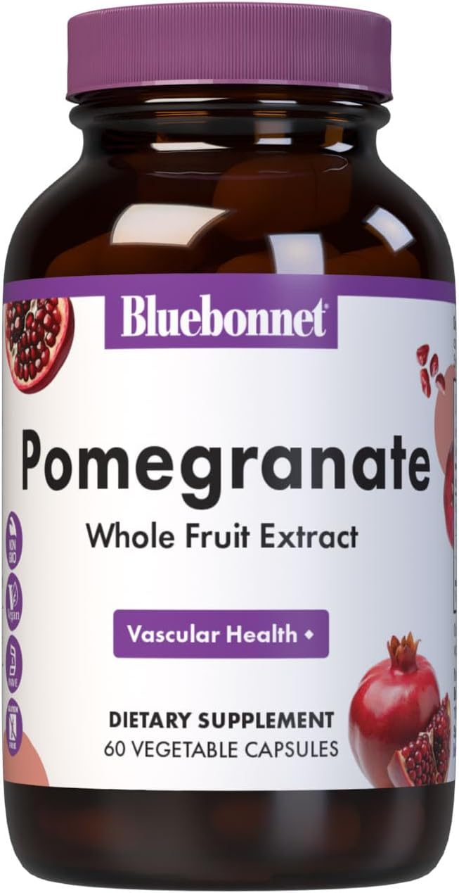 BlueBonnet Super Fruit Pomegranate Extract Supplement, 60 Capsules - görsel 1