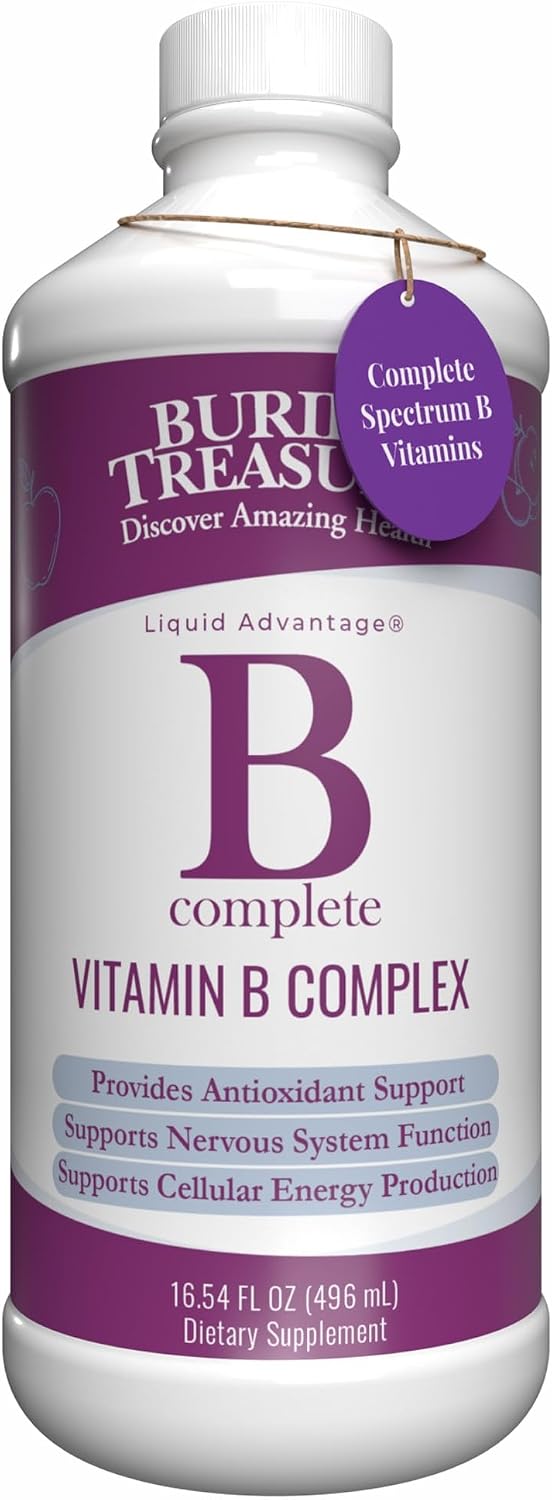 Buried Treasure B Complete - Liquid Methylated B-Complex, 473 ml - görsel 1