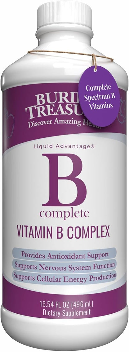 Buried Treasure B Complete - Liquid Methylated B-Complex, 473 ml