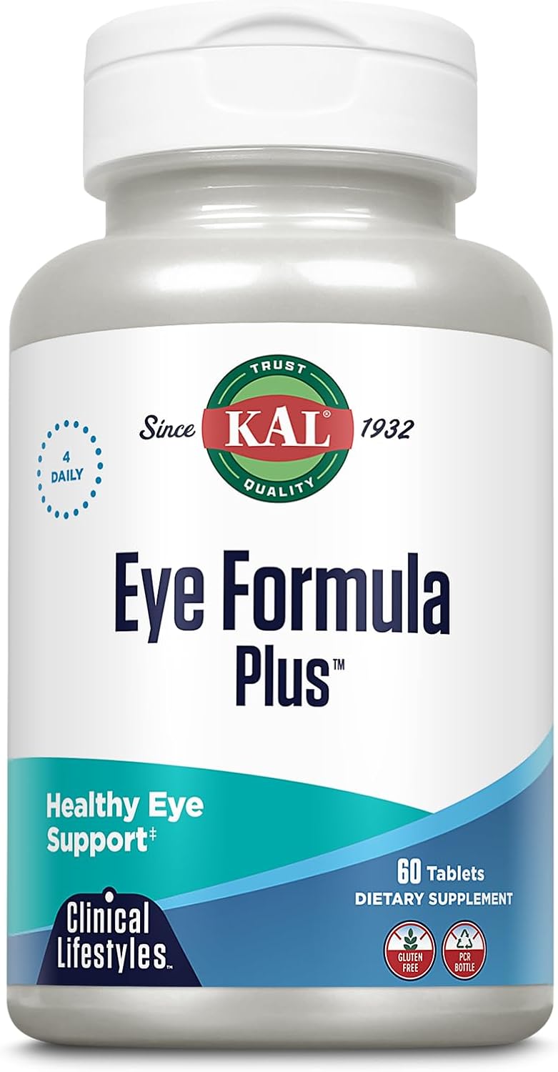KAL Eye Formula Plus - Eye Health Supplement with Lutein, Zeaxanthin and Bilberry - görsel 1