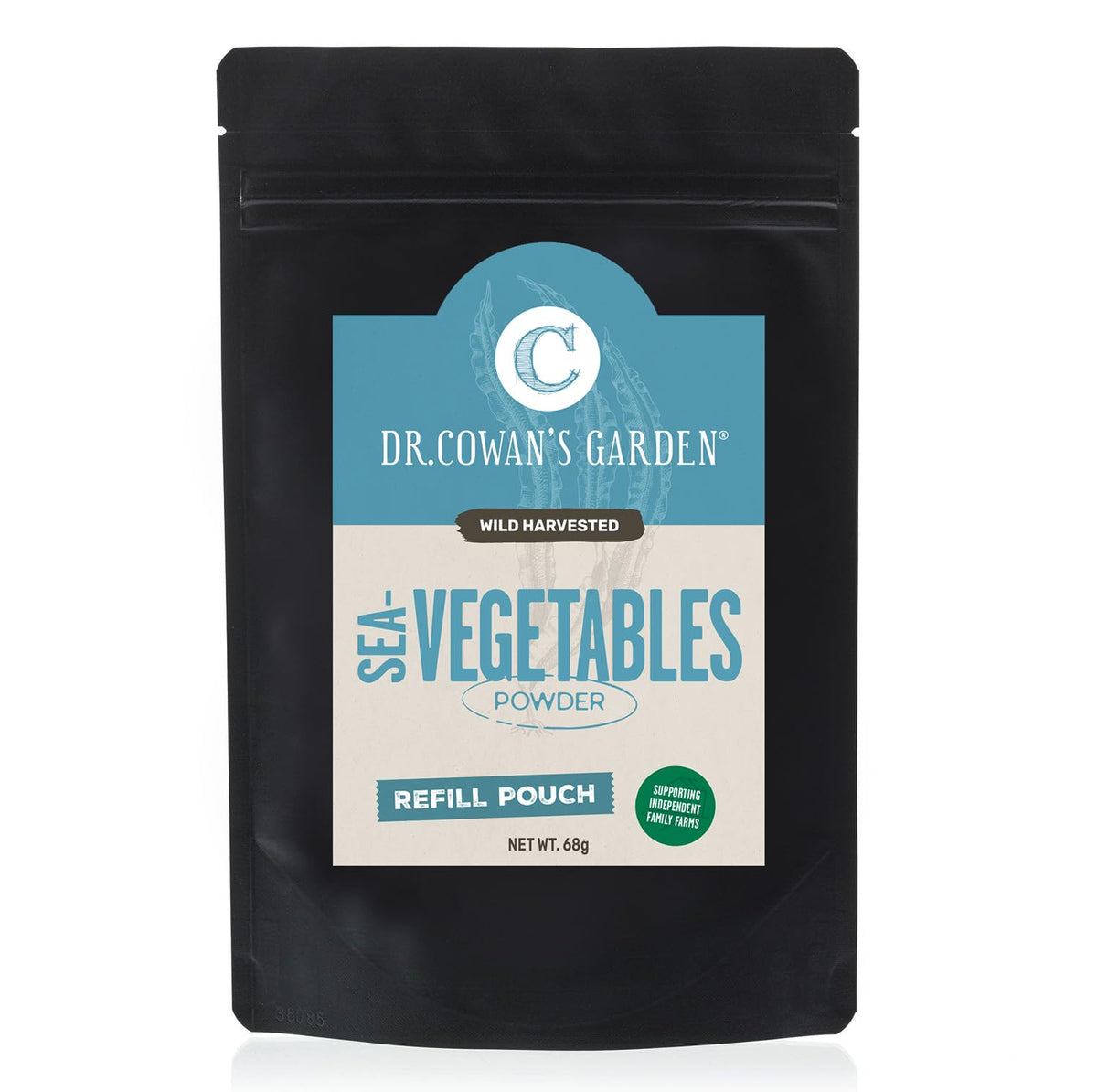 Dr. Cowan’s Garden Sea Vegetable – Pure Seaweed Powder Blend, Wild Harvested Atlantic Dulse, Wakame & Kelp – 20 Servings - görsel 1