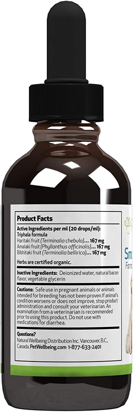 Pet Wellbeing Smooth BM Gold for Dogs - Vet-Formulated Digestive Health Support - Healthy Bowel Movements, Natural Regularity - Herbal Dog Digestive Supplement - Liquid Formula 2 oz (59ml) - görsel 2