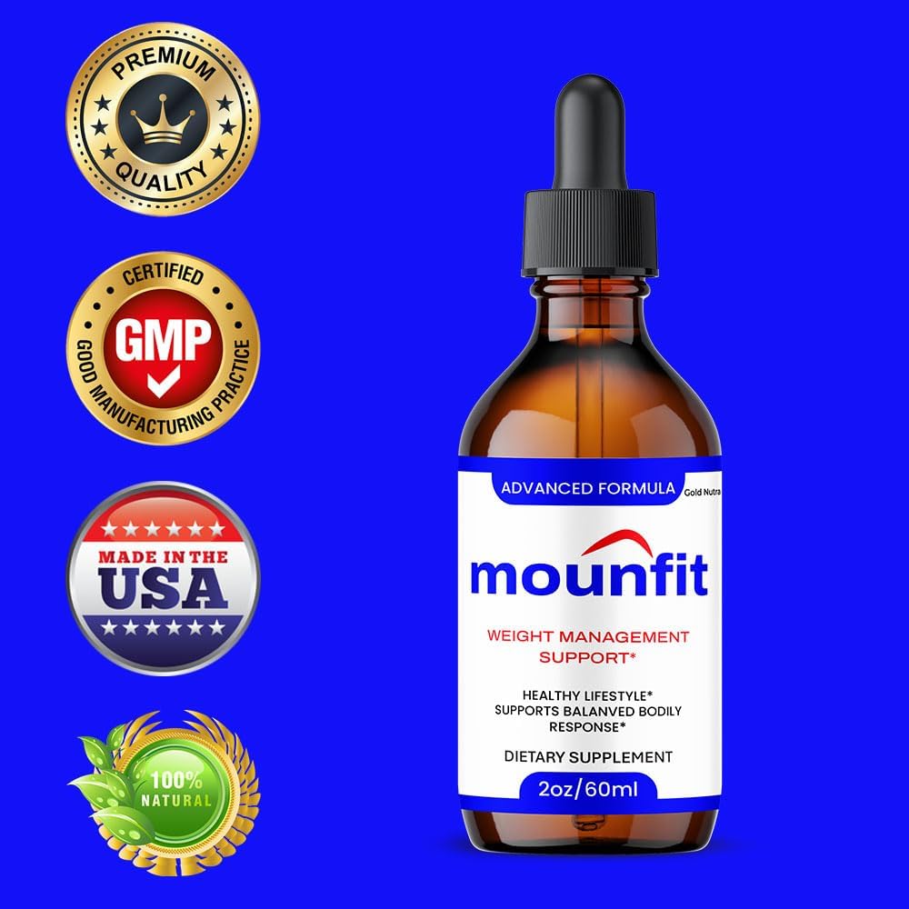 (5 Pack) Mounfit Drops, All Natural Formula, Mounfit Liquid Supplement Maximum Strength, Official Vitamin Extract for Men and Women - görsel 3