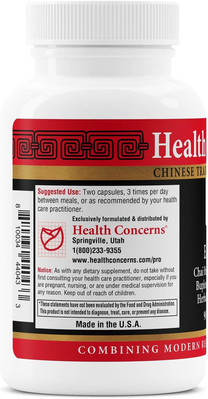 Health Concerns Ease 2 – Liver & Digestive Support – Chinese Herbal Formula – 90 Capsules